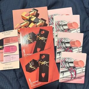8pc YSL LIP AND CHEEKS SAMPLES